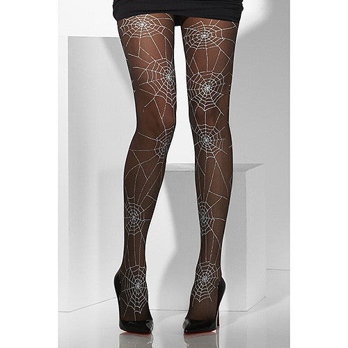 Fever Black Spiderweb Tights